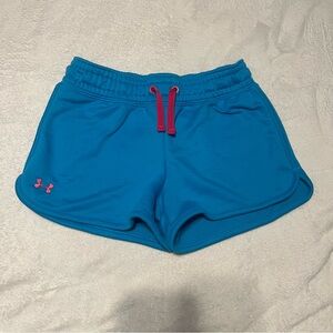 Under armour blue lounge shorts